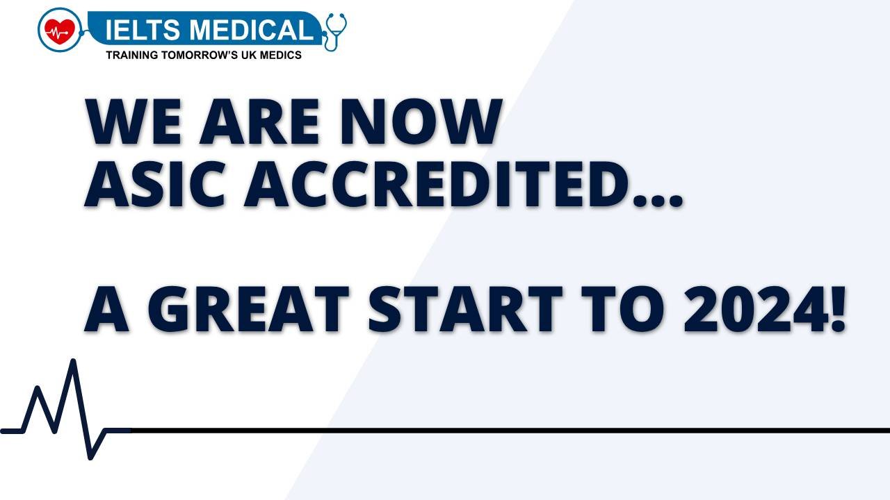 We Are Now ASIC Accredited 